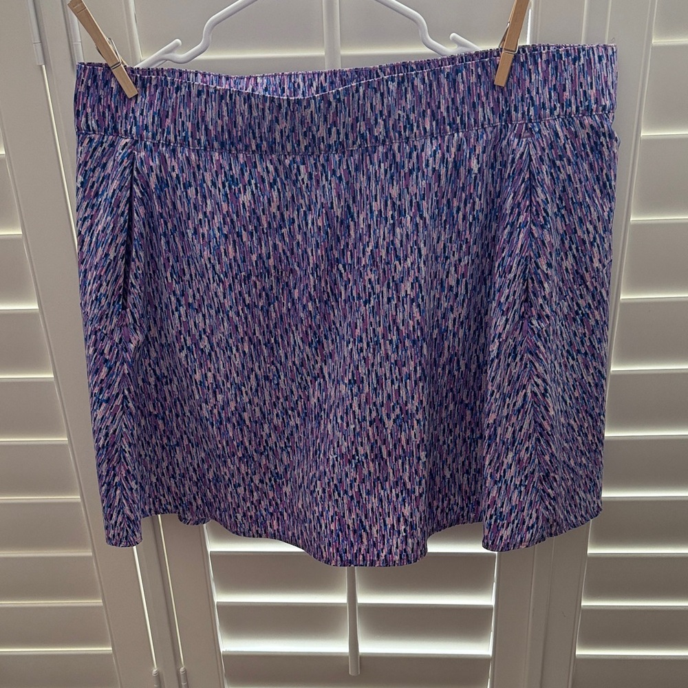 Talbots Multicolor Skater Skirt